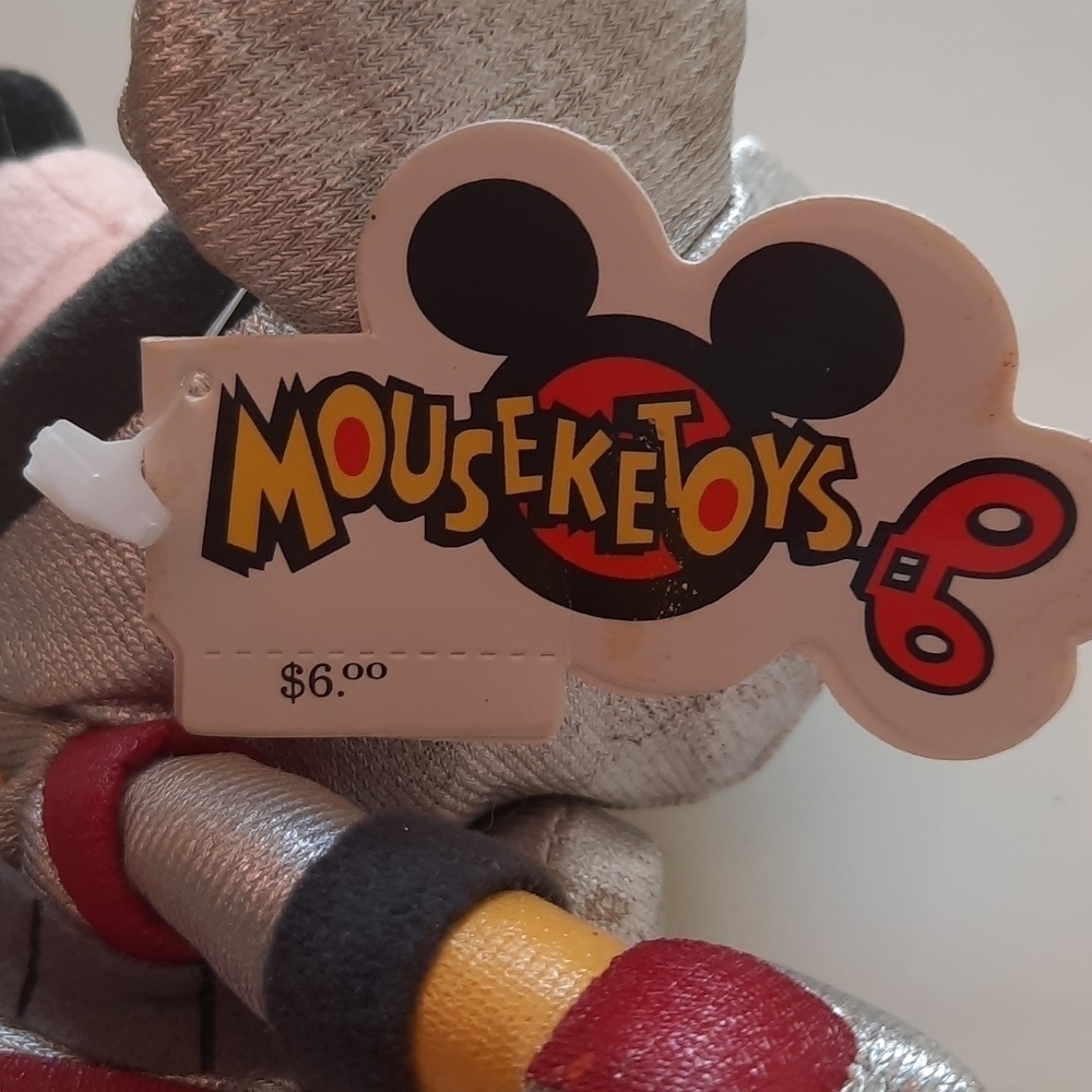 Disney Parks Mouseketoys Mickey Mouse space bean bag new with tags - Picture 6 of 7